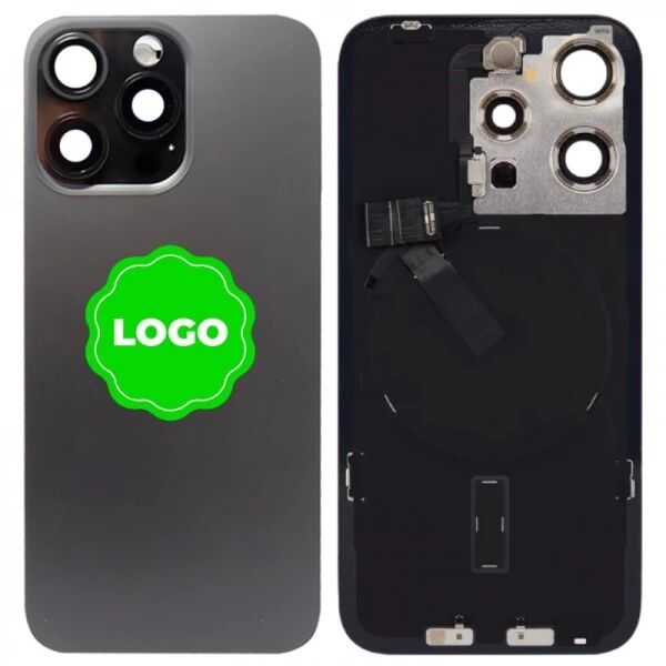 Face arri�re avec magsafe original PULLED iPhone 15 Pro Max (Grade A) titane noir