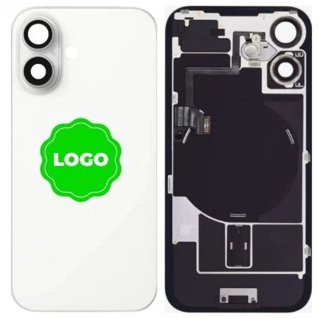 Face arri&egrave;re avec magsafe original PULLED iPhone 16 (Grade A) blanc