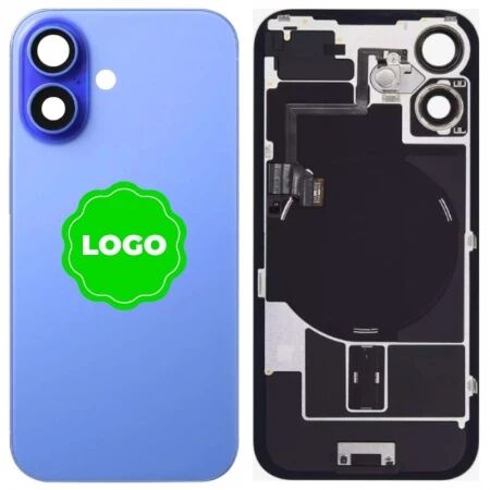 Face arri&egrave;re avec magsafe original PULLED iPhone 16 (Grade A) outremer