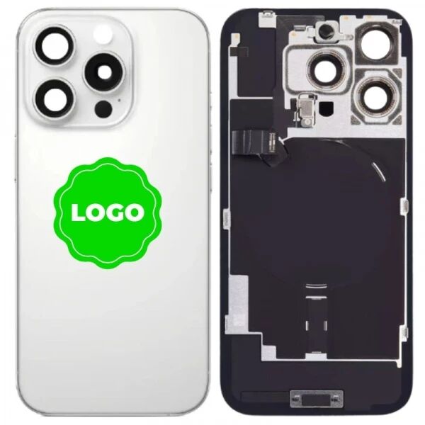 Face arri�re avec magsafe original PULLED iPhone 16 Pro (Grade A) titane blanc