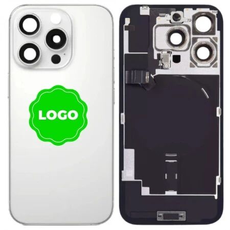 Face arri&egrave;re avec magsafe original PULLED iPhone 16 Pro (Grade A) titane blanc