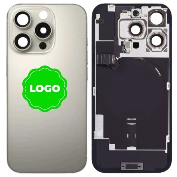 Face arri�re avec magsafe original PULLED iPhone 16 Pro (Grade A) titane naturel
