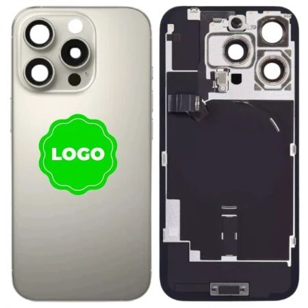 Face arri&egrave;re avec magsafe original PULLED iPhone 16 Pro (Grade A) titane naturel