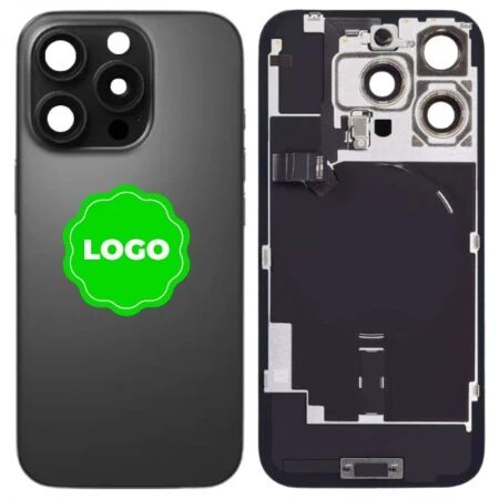 Face arri&egrave;re avec magsafe original PULLED iPhone 16 Pro (Grade A) titane noir