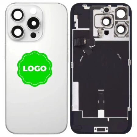 Face arri&egrave;re avec magsafe original PULLED iPhone 16 Pro Max (Grade A) titane blanc