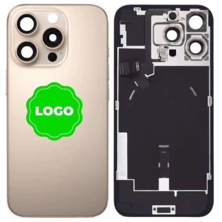 Face arri&egrave;re avec magsafe original PULLED iPhone 16 Pro Max (Grade A) titane sable