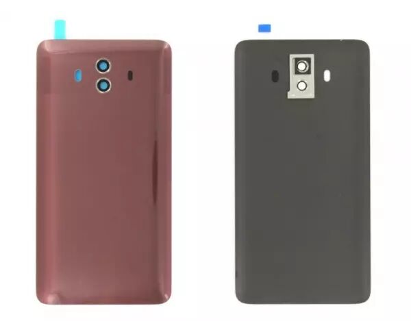 Face arri�re avec vitre appareil photo pour HUAWEI Mate 10 marron dor�