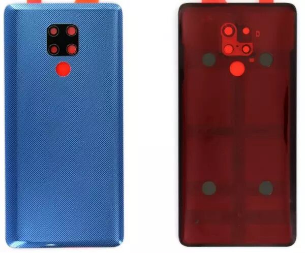 Face arri�re avec vitre appareil photo pour HUAWEI Mate 20X bleu