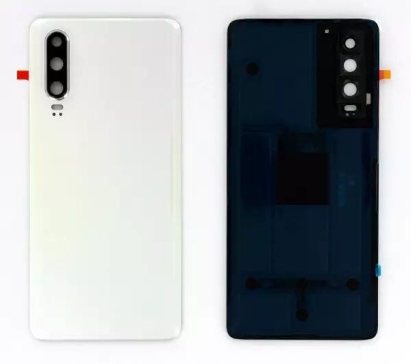 Face arri�re avec vitre appareil photo pour HUAWEI P30 blanc