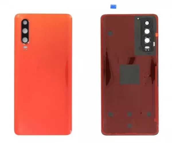 Face arri�re avec vitre appareil photo pour HUAWEI P30 orange
