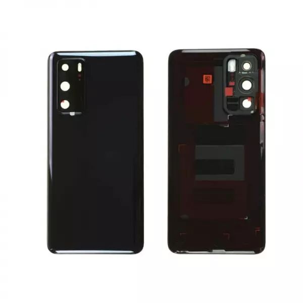 Face arri�re avec vitre appareil photo pour HUAWEI P40 noir