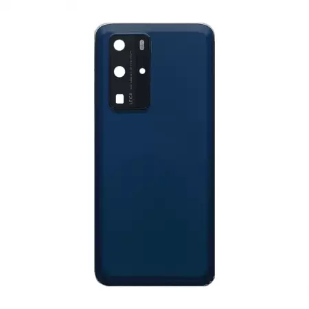 Face arrière avec vitre appareil photo pour HUAWEI P40 Pro bleu
