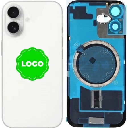 Face arri&egrave;re compl&egrave;te avec magsafe original PULLED iPhone 17 (Grade A) blanc