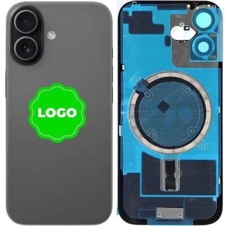 Face arri&egrave;re compl&egrave;te avec magsafe original PULLED iPhone 17 (Grade A) noir