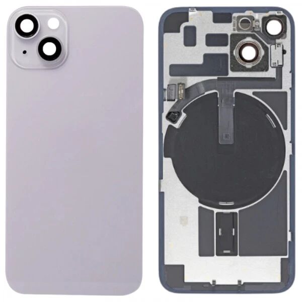 Face arri�re compl�te iPhone 14 LARGE HOLE violet