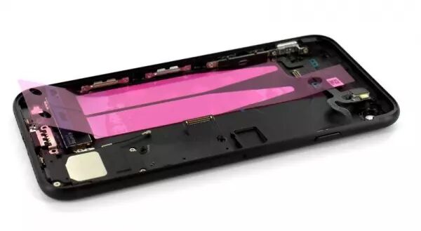 Face arri�re compl�te pour Iphone 7 noir