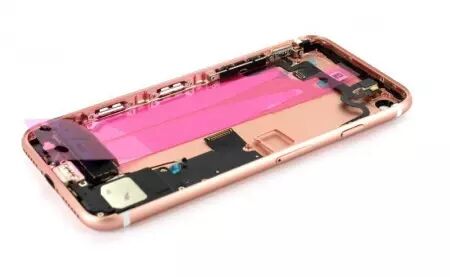 Face arrière complète pour Iphone 7 rose
