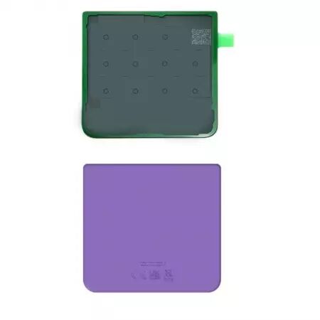 Face arrière inférieure ORIGINALE SAMSUNG F711 Galaxy Z Flip 3 5G SERVICE PACK GH82-26293D violet