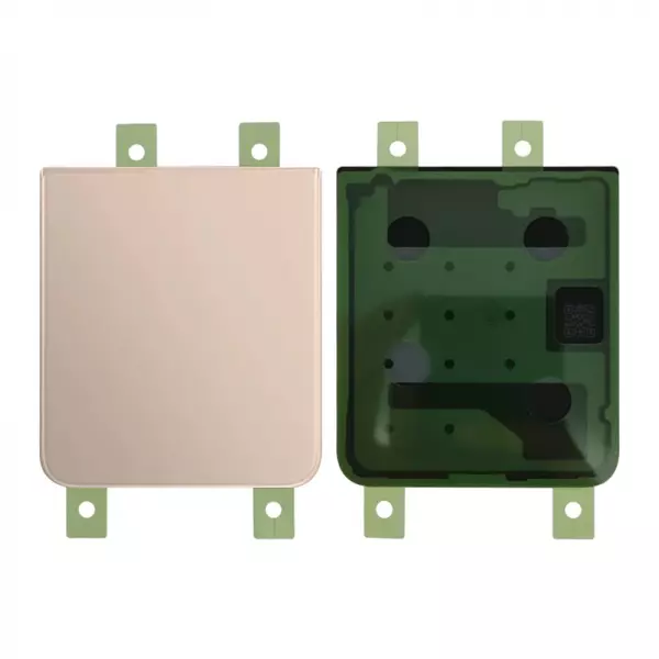 Face arri�re inf�rieure ORIGINALE SAMSUNG F721 Galaxy Z Flip 4 5G SERVICE PACK GH82-29298C Or rose