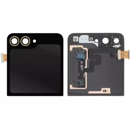 Face arrière inférieure ORIGINALE SP Samsung F741 Galaxy Z Flip 6 jaune