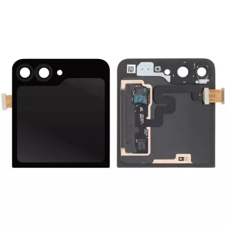 Face arrière inférieure ORIGINALE SP Samsung F741 Galaxy Z Flip 6 noir