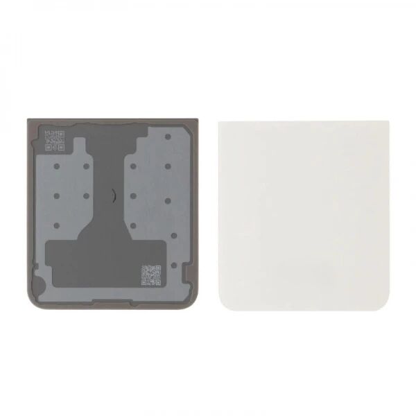 Face arri�re inf�rieure Samsung F761 Galaxy Z Flip 7 FE ORIGINAL SP blanc