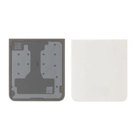 Face arri&egrave;re inf&eacute;rieure Samsung F761 Galaxy Z Flip 7 FE ORIGINAL SP blanc