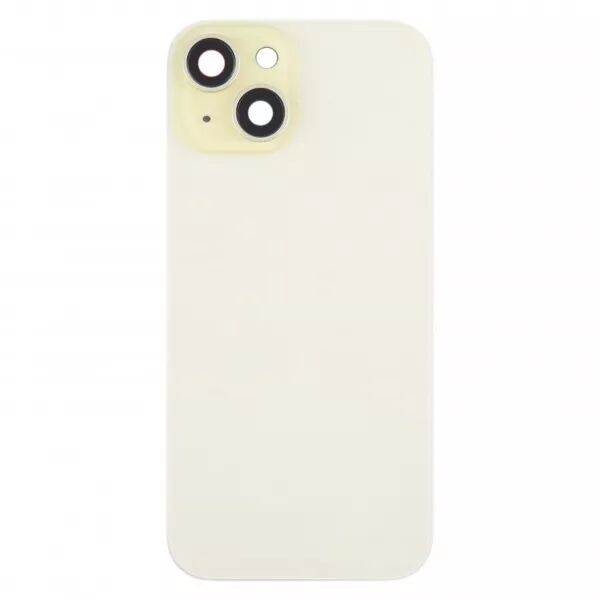 Face arri�re iPhone 15 avec vitre cam�ra, nappe NFC ORI et flash jaune