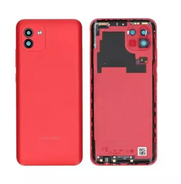 Face arri�re ORIGINALE SAMSUNG A035 Galaxy A03 SERVICE PACK GH81-21662A rouge