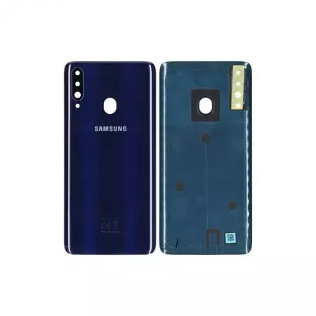 Face arrière ORIGINALE SAMSUNG A207 Galaxy A20s SERVICE PACK GH81-19447A bleu