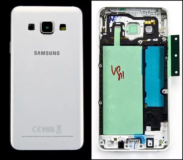 Face arri�re ORIGINALE SAMSUNG A300 Galaxy A3 SERVICE PACK GH82-08196A blanc