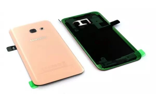 Face arri�re ORIGINALE SAMSUNG A320 Galaxy A3 2017 SERVICE PACK GH82-13636D rose