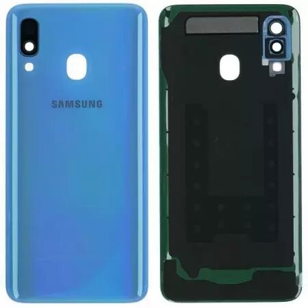 Face arrière ORIGINALE SAMSUNG A405 Galaxy A40 SERVICE PACK GH82-19406C bleu