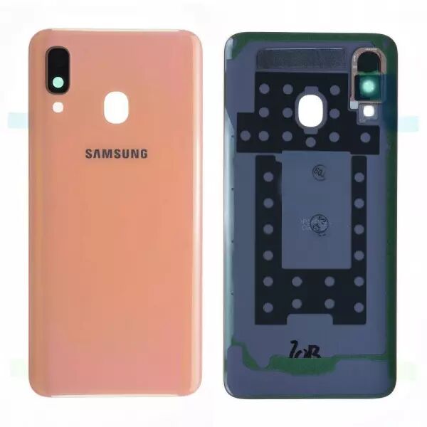 Face arri�re ORIGINALE SAMSUNG A405 Galaxy A40 SERVICE PACK GH82-19406D corail
