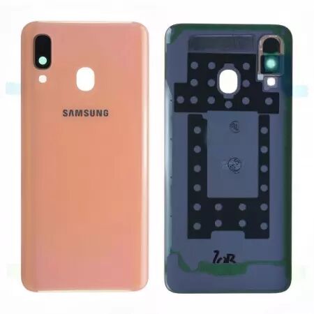 Face arrière ORIGINALE SAMSUNG A405 Galaxy A40 SERVICE PACK GH82-19406D corail