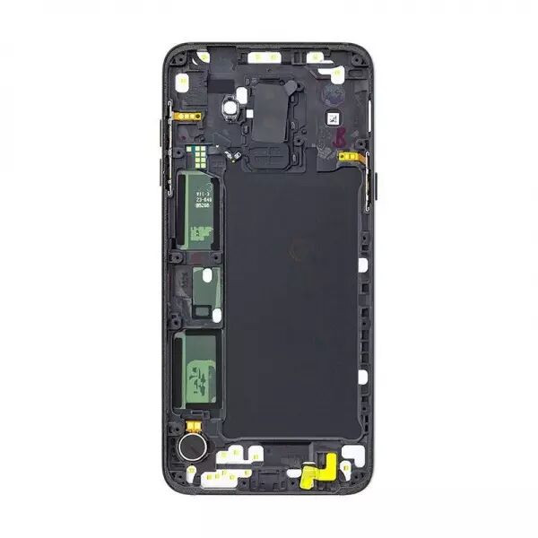 Face arri�re ORIGINALE SAMSUNG A605 Galaxy A6 plus 2018 DUOS SERVICE PACK GH82-16431A noir