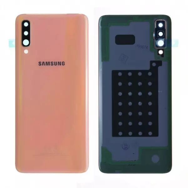 Face arri�re ORIGINALE SAMSUNG A705 Galaxy A70 SERVICE PACK GH82-19467D corail