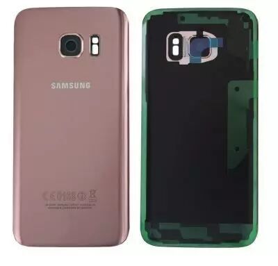 Face arri&egrave;re ORIGINALE SAMSUNG G930 Galaxy S7 SERVICE PACK GH82-11384E or rose