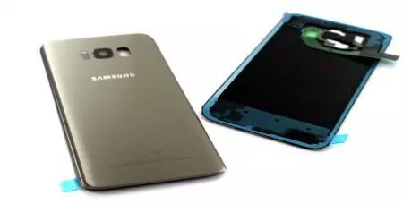 Face arrière ORIGINALE SAMSUNG G955 Galaxy S8 Plus SERVICE PACK GH82-14015F or