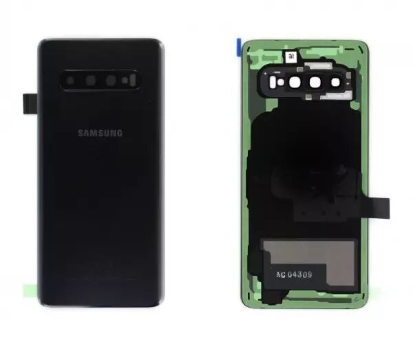 Face arri�re ORIGINALE SAMSUNG G973 Galaxy S10 SERVICE PACK GH82-18378A noir