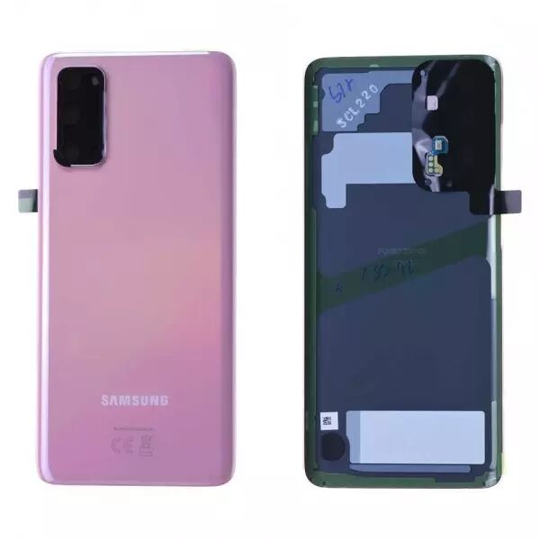 Face arri�re ORIGINALE SAMSUNG G980 / G981 Galaxy S20 / S20 5G SERVICE PACK GH82-22068C / GH82-21576C rose