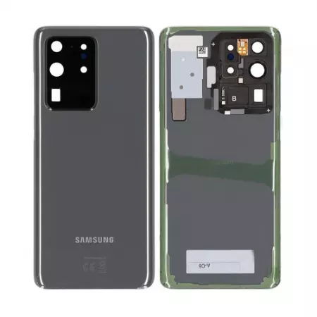 Face arrière ORIGINALE SAMSUNG G988 Galaxy S20 Ultra SERVICE PACK GH82-22217B gris
