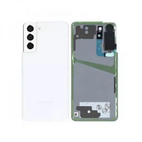Face arri�re ORIGINALE SAMSUNG G991 Galaxy S21 5G SERVICE PACK GH82-24519C / GH82-24520C blanc