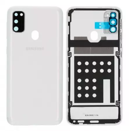 Face arrière ORIGINALE SAMSUNG M307 Galaxy M30S SERVICE PACK GH98-44841C blanc