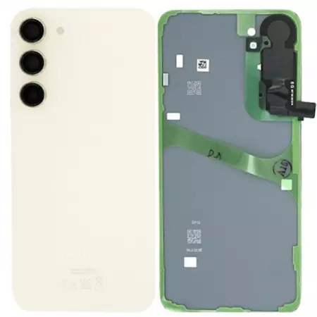 Face arrière ORIGINALE SAMSUNG S911 Galaxy S23 5G SERVICE PACK GH82-30393B crème