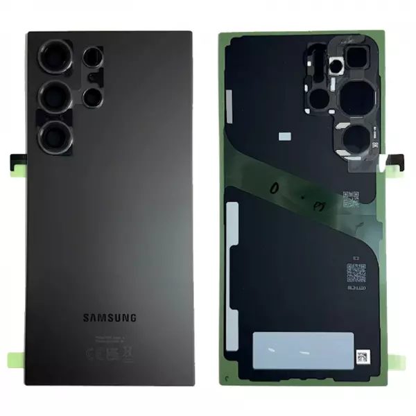 Face arri�re ORIGINALE SAMSUNG S928B Galaxy S24 Ultra 5G SERVICE PACK GH82-33349B noir