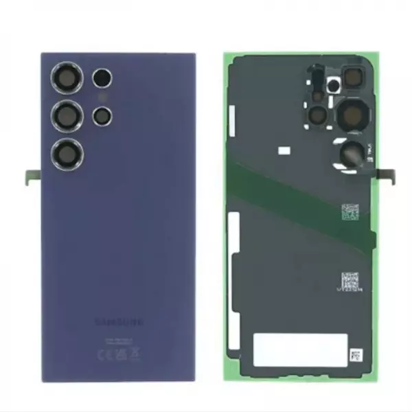Face arri�re ORIGINALE SAMSUNG S928B Galaxy S24 Ultra 5G SERVICE PACK GH82-33349F bleu