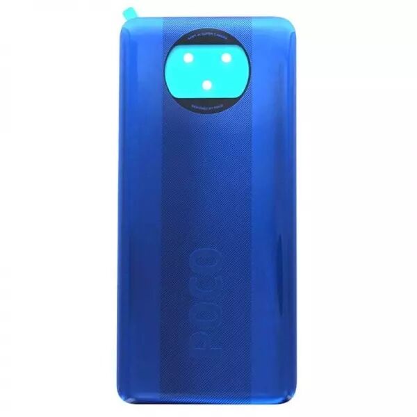 Face arri�re ORIGINALE Xiaomi Poco X3 SERVICE PACK 55050000H46D Bleu