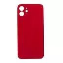 Face arri�re pour Iphone 12 LARGE HOLE Rouge