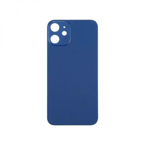 Face arri�re pour Iphone 12 Mini LARGE HOLE Bleu